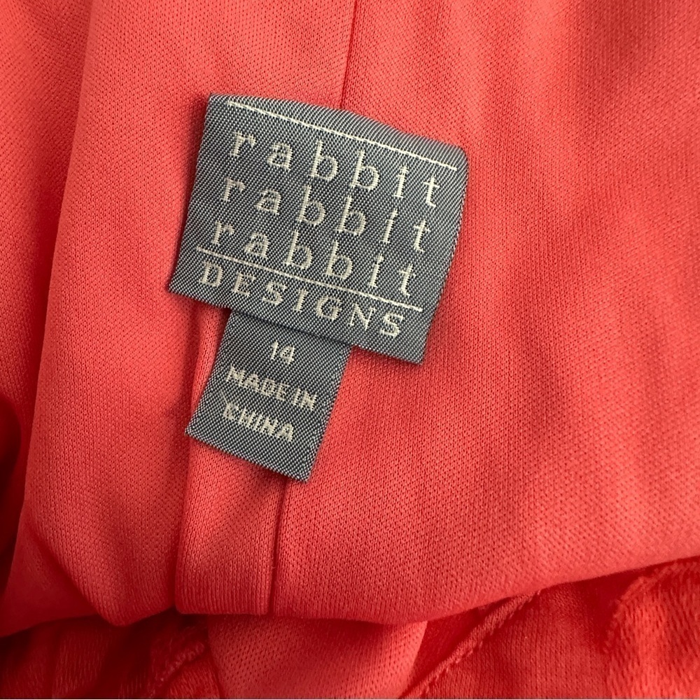 Rabbit Rabbit Rabbit coral dot dress 14 - Picture 7 of 7